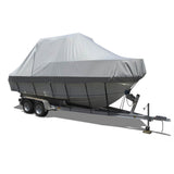 12-14 FT Boat Cover Trailerable Weatherproof Grey 14FT-1919892917846151169