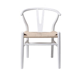 Levede 2x Dining Chairs Wooden Hans White-1910113283994685441