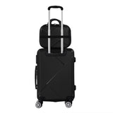 Slimbridge 2pcs 20"Travel Luggage Set Black-1910112831886462977
