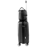 Slimbridge 2pcs 20"Travel Luggage Set Dark Grey-1910112832037457921