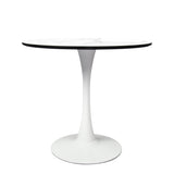 Levede Dining Table Kitchen 4 Person White-1910113298565697537
