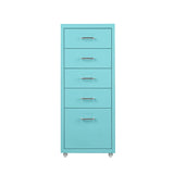 Levede 5 Drawer Office Cabinet Drawers Turquoise-1917016720950824961