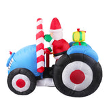 Santaco Inflatable Christmas Decor Tractor-1910113135847673857