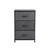 Levede Storage Cabinet Tower Chest Dark Grey-1917016726277591041