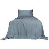 Dreamz 3pcs Sinigle Size 100% Bamboo Bed Sheet Set in Grey Colour Single-1910113202792960001