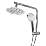 Shower Head High Pressure Set Rain Round Silver-1910113243528040449
