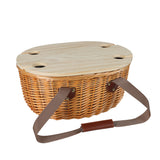 Picnic Basket Set Willow Baskets Outdoor-1910113180793835520