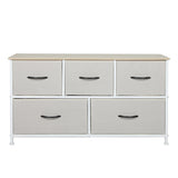 Levede Storage Cabinet Tower Chest Beige-1910113285265559553
