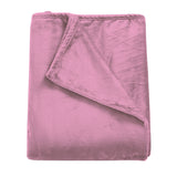 DreamZ 320GSM 220x160cm Ultra Soft Mink Pink Single-1910113218051837953