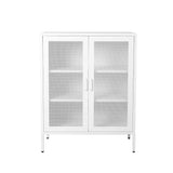 Levede Storage Cabinet Steel Kitchen White-1917016726894153729