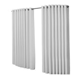 2x Blockout Curtains Panels 3 Layers Grey CD1003-300X230-GY-1910113275840958465