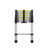 Traderight Multipurpose Ladder Telescopic 3.2M Silver 3.2 Meter-1910113101135613953
