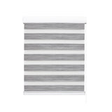 Marlow Blackout Zebra Roller Blind Curtains 120x210 Grey-1910113277401239553