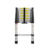 Traderight Multipurpose Ladder Telescopic 3.8M Silver 3.8 Meter-1910113101471158273