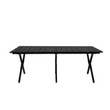 Levede Folding Camping Table Portable Black-1910112917345406977