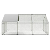 Pawz 600x300x194cm Large Metal Walk-in Chicken Coop Cage-1937319817338032129