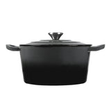 TOQUE 4L Enamel Dutch Oven Pot in Black Colour-1910113168315781121