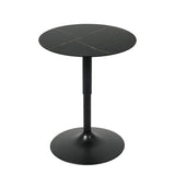 Levede Bar Table Swivel Gas Lift Counter Black-1910113294966984705