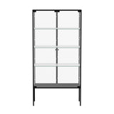Stacked Glass Display Cabinet Steel 4 Tier 160cm-1937319795359879169