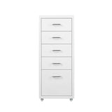 Levede 5 Drawer Office Cabinet Drawers White-1917016721101819905