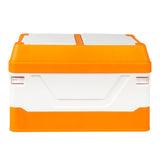 Car Boot Organiser 2 Layer Foldable Orange-1910113258333933569