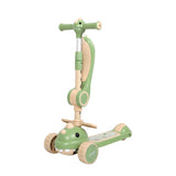 BoPeep Foldable Kids Scooter Flip-able Seat Green-1910112181630930945