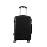 Slimbridge 20" Carry On Travel Luggage Black 20 inch-1910112830808526849