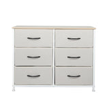 Levede Storage Cabinet Tower Chest Beige-1917016725166100481