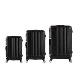 Slimbridge 20"24"28" 3PC Luggage Sets Black-1910112828635877377