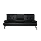 Levede Sofa Bed Adjustable Recliner Black-1910113319843401729