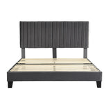 Levede Bed Frame Queen Size Mattress Grey-1910113210942492673