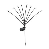 Firfly Solar Lawn Lights 8 LED Outdoor Black-1910112867357691905