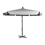Mountview 3M Cantilever Umbrella Outdoor Grey Without Base-1910112909548195841