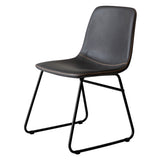 Levede 2x Dining Chairs Kitchen Table Black-1910113300868370433
