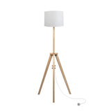 EMITTO Tripod Floor Lamp Wooden Modern Natural-1910112867051507713