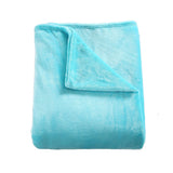 DreamZ 320GSM 220x160cm Ultra Soft Mink Teal Single-1910113218358022145