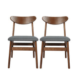 Levede 2xDining Chairs Kitchen Chair Brown 2Pack-1910113288688111617