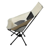 Levede Camping Chair Folding Outdoor Large Beige-1910112915994841089