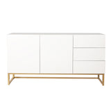 Levede Buffet Sideboard Storage Cabinet White-1917016728068558849