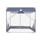 Dreamz Mosquito Bed Nets Foldable Canopy Square Blue-1910112871744933889