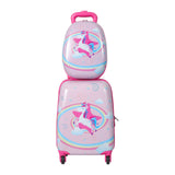 BoPeep 16''13'' 2PCS Kids Luggage Set Unicorn-1910113157754523649