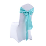 50x Satin Chair Sashes Cloth Cover Wedding Tiffany-1910113035981295617
