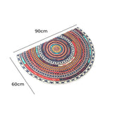 Marlow Door Mat Half Moon Semi-Circle Rug 60x90-1910113067946086402