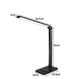 EMITTO LED Table Lamp Study Reading Black-1919892862334537730