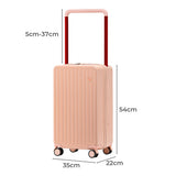 Slimbridge 20" Luggage Wide Handle TSA Lock Pink-1937319799021506562