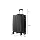 Slimbridge 28" Luggage Suitcase Travel Black 28 inch-1910112830007414786