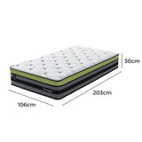 Dreamz King single Cooling Mattress Pocket-1910112890178899970