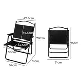 Levede Camping Chair Folding Outdoor-1927582206331588610