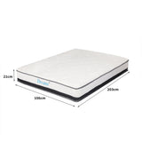 Dreamz Pocket Spring Mattress HD Foam King Single-1910112883539316738