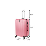 Slimbridge 24" Inch Luggage Suitcase Rose Gold 24 inch-1910112834411433986